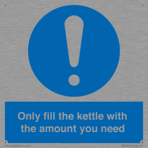 Only fill the kettle with the amount you need